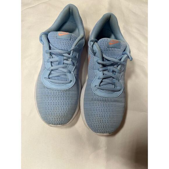 NIKE Tanjun (GS) Psychic Blue/Bleached Coral Shoe Youth Size 7Y - Picture 2 of 5